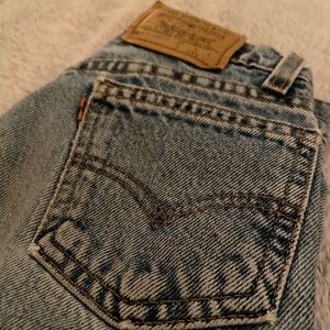 Vintage Orange Tab Levi Straight Jeans 562